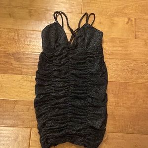 Wild Fable Black Sparkle Dress